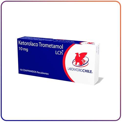 KETOROLACO TROMETAMOL 10 MG x 10 COMP - LAB CHILE